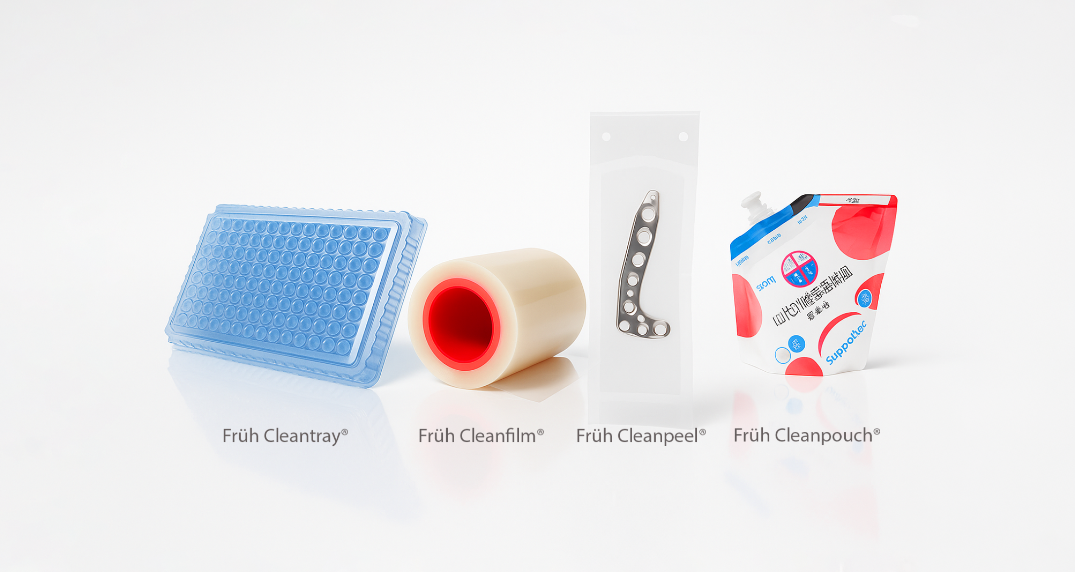 Früh Clean­peel® , Früh Clean­tray®, Früh Clean­film® — Früh Clean­pouch®