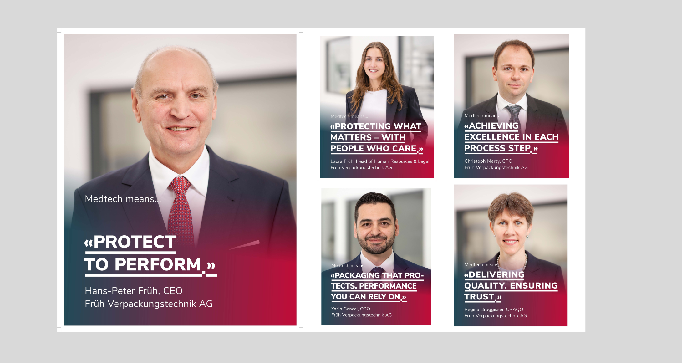 Geschäftsleitung Früh Zitat MEDtech means Life