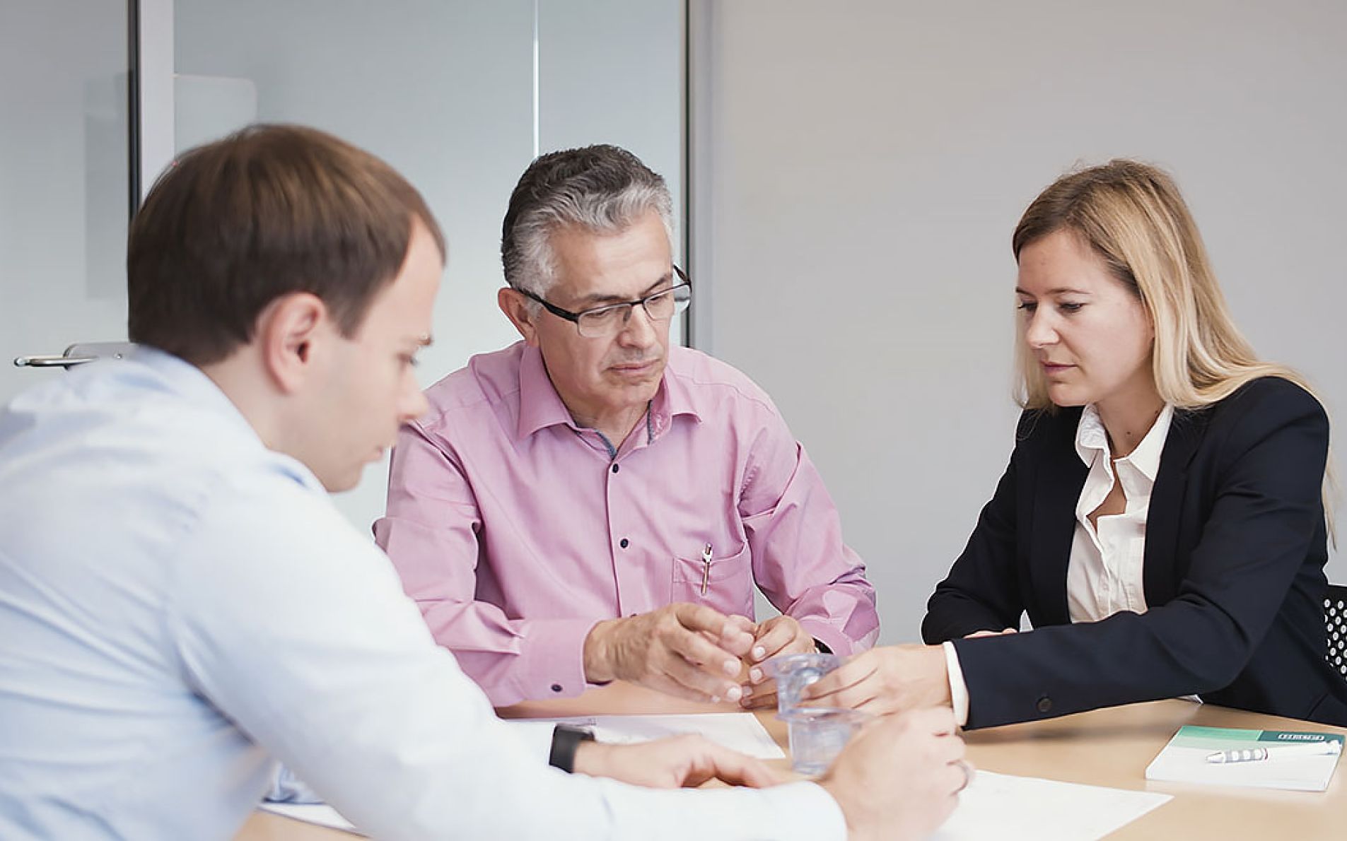 People in a meeting